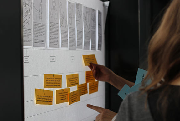 Photo of workshop at the national stroke patient pathway pilot